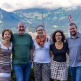 De gauche à droite
Pascale Veuthey (candidate vice-juge), Puis les candidats au conseil communal : François Bressoud – Valérie Bressooud Guérin – Emilie Cornut – Yoann Schmid